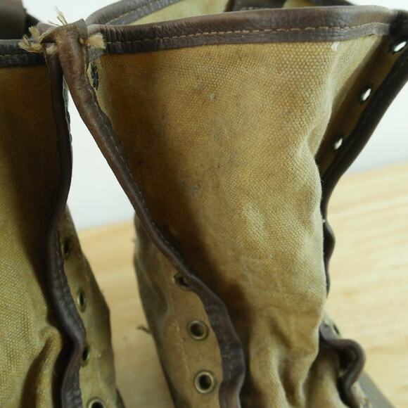 L.L.Bean Signature Waxed Canvas Maine Hunting Boots Kathadin Patch Men\'s 9 M main image 8